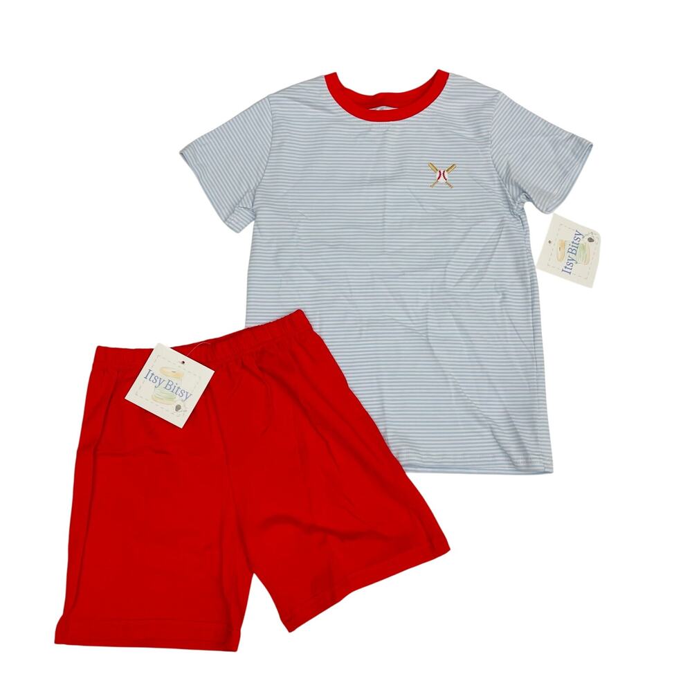 NWT Itsy Bitsy Size 8 Baseball Set